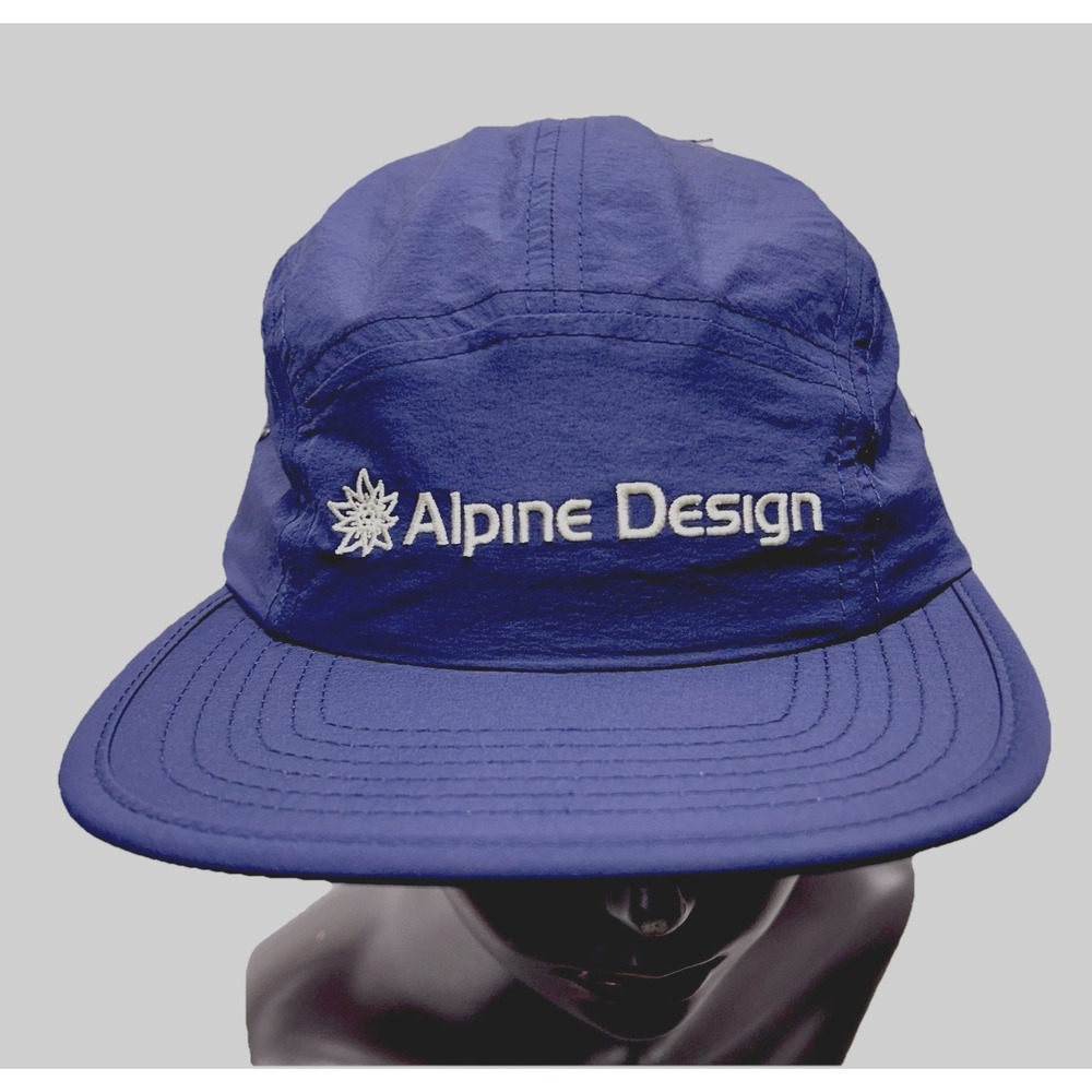 Alpine Designs M AD 5 Panel Cap Lunar Blue Men's One Size Hat (Y1)